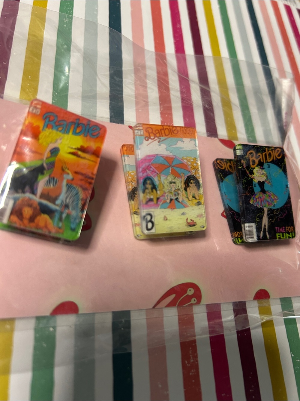 Barbie Comic Binder Clips